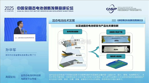 比亞迪2027年全固態(tài)電池批量裝車,2030年大規(guī)模量產(chǎn)